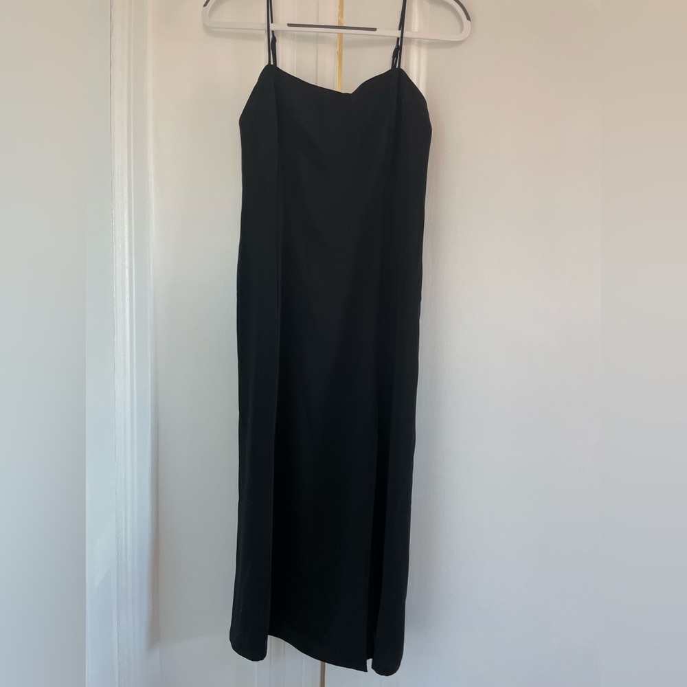 Aritzia Babaton Long Black Dress with Slit